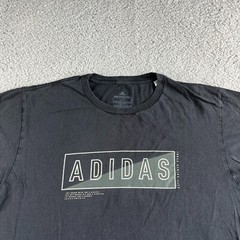 Adidas T Shirt Mens Large Black Graphic The Go To Tee Logo Casual Outdoor Sports