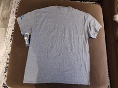 NYPD Mens Shirt Large Gray Honor Remember Cotton Officially License NOS NWT XL