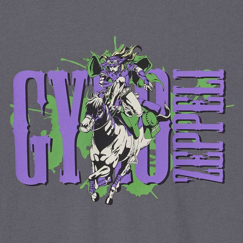 Gyro Zeppeli JOJO Bizarre Adventure Steel Ball Run GU T Shirt L Official