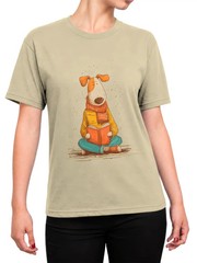 Bookish Pup Dog T-Shirt | Unisex