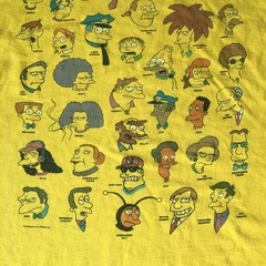 Simpsons 2009 Character T-Shirt – No Tag – likely Men’s XL – See measurements
