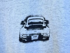 Vintage 90’s Porsche Turbo Double Sided Car T-Shirt Size XL Single Stitch
