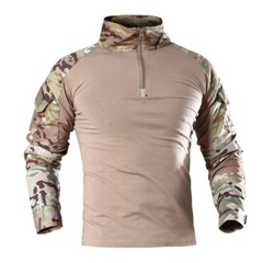 Mens Tactical T-Shirt Long Sleeve Us Army Military Combat Shirts Hiking