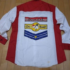 CASTELBAJAC Sylvester Cat Embroidered Long Sleeve Shirt M Italy