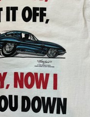 Vintage 1995 The Beach Boys Corvette Stingray Shirt Shut It Off Shut You Down L