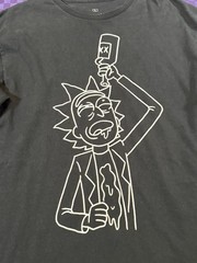 Ripple Junction Rick and Morty Rick Drinking n Burping Graphic LongSleeve Shirt
