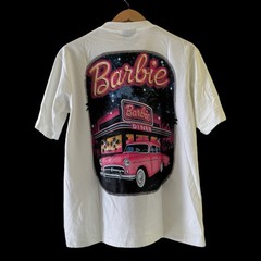 Vintage Barbie Drive In Diner T-Shirt Single Stitch Modern Reprint Large