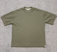 Hudson & Barrow Knitwear Men’s Medium Khaki Oversized Shirt Boxy Workout Cotton