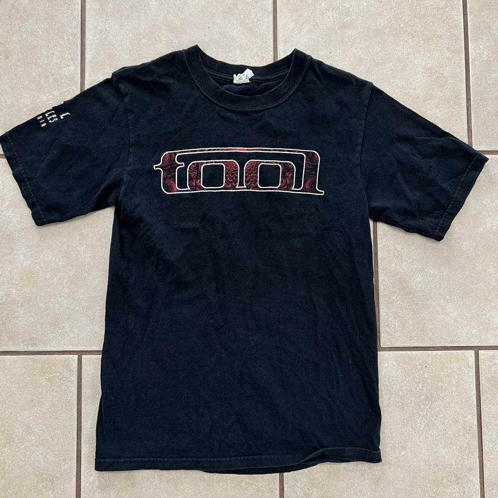 Vintage 2007 TOOL T Shirt 10,000 Days Tour Los Angeles Red Eyes Black Small