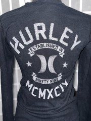 Hurley MCMXCIX Graphic Logo Long Sleeve Thermal Shirt