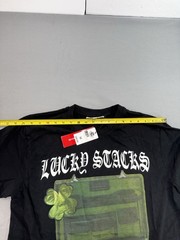 Headgear Classics Men’s T-Shirt Lucky Slacks Graphic Print Size Medium Tee NEW