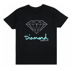 Diamond Supply Co. Men’s T-Shirt OG Logo Short Sleeve Tee in Black