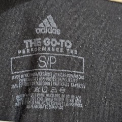 Adidas The Go-To Performance Crew Neck T-Shirt Men’s S Black White Logo Print