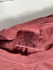 5 Comfort Colors Brick Red Adult Small Cotton Crew neck Heavyweight T-Shirts