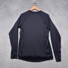 LL Bean Shirt Mens Medium Black Midweight Base Layer Performance Outdoor Hiking