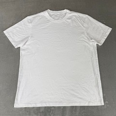 American Giant Premium Slub Crew Tee T-Shirt Mens Large White $65 USA New NWOT