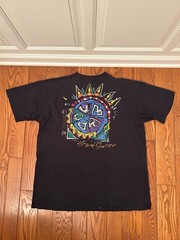 vtg 90s distressed single stitch Umbro soccer tshirt. made in use. xl