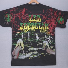 Vintage Led Zeppelin Shirt Mens Large AOP REPRINT Houses Of Holy Band Tee 90s