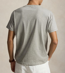 *NEW* Men Polo Ralph Lauren Classic Fit Logo Jersey Tee GREY (710B20222004) 👍