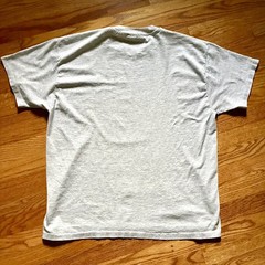VINTAGE 90s Abraham Lincoln Gray Single-Stitch T-shirt Size XL