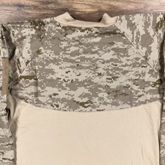 Rothco Military Shirt Mens Large Beige Camo Long Sleeve Desert Camo
