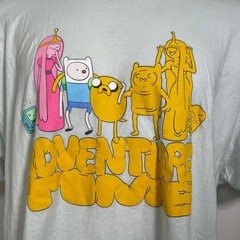 Adventure Time Finn Jake Group Portrait BoxLunch Light Blue T-Shirt Men’s 2XL