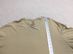 Dockers T Shirt Mens XL Beige Tan Short Sleeve Crew Neck
