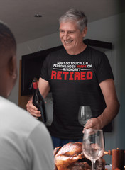Happy On A Monday Retired T Shirt Slogan Retirement Gifts For Him Mens