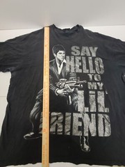 Scarface Clothing Co Tony Montana Shirt Men’s Say Hello To My Little Friend