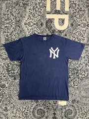 Vintage Majestic Cooperstown Collection Yankees Mantle 7 T Shirt Mens L