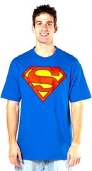 Superman, Classic Logo, T-Shirt, Cotton( Adult Sizes: S,M,L, XL)