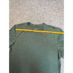 BCG Mens 2XL Heather Green Active Performance Short Sleeve Crewneck T-Shirt