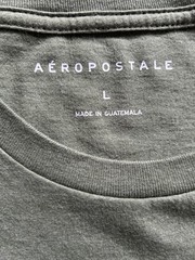 Aéropostale Green NYC 87 Logo Short Sleeve Men’s T-Shirt Size L