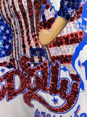 Dolly Pardon For President Sequins Tshirt Unisex 2XL Big Américan Patriotic ‘16