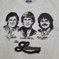 Vintage 80s The-Letterman Shirt XS 16×24 Pop-Trio