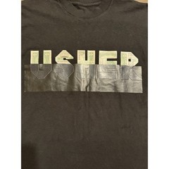 Usher Ushbucks Long Sleeve Shirt Mens M Black Thick Front Back Money Graphic