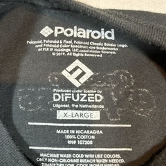 Polaroid OneStep Express Black Graphic Logo Long Sleeve Crew Neck T-Shirt XL