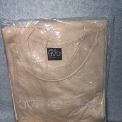 BVD Men’s Beige Tan Pocket T-Shirt Size M 38-40 100% Cotton Made USA