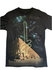 Deathwish Skateboard Ancient Pyramid Team Signed Tour T-shirt Baker Deathwish