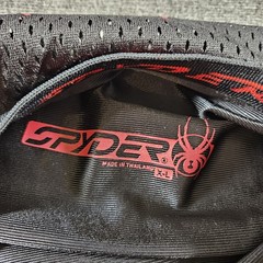 Vintage Spyder Jersey Logo Mens Black Size XL 90s Y2K Hockey Jersey
