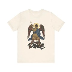 Saint Michael Archangel T-Shirt | Byzantine Catholic Orthodox Christian Tee