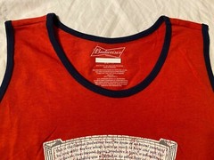 BUDWEISER Beer bottle USA king MEN’S New SLEEVELESS Tank Top muscle T-SHIRT EPIC