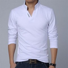 Letter Print Polo Shirt – Men’s Long Sleeve Slim Fit Tees Hip Hop Top Fashion