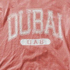 Dubai UAE Classic Varsity Style T-Shirt Tourist Destination Tee Classic