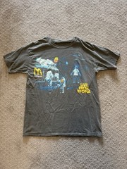 Cactus Jack Travis Scott McDonald’s Live From Utopia Gray Graphic Tee