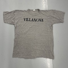 Vintage 80s Villanova Grey Champion Spellout T-Shirt 1980s