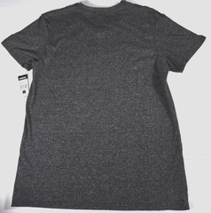 ECKO UNLTD MEN’S BLACK MARLED VERTICAL LOGO SHORT SLEEVE V-NECK S, M, L, XL NWT