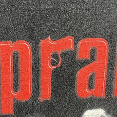 Vintage The Sopranos Shirt Mens Large Black HBO TV Show Promo Tony Soprano