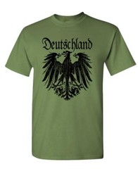 BLACK DEUTSCHLAND EAGLE – german soccer – Cotton Unisex T-Shirt