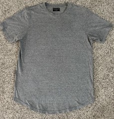 Goodlife Scallop Hem T-Shirt Mens Medium Gray Tri-blend Made in USA XL Comfort